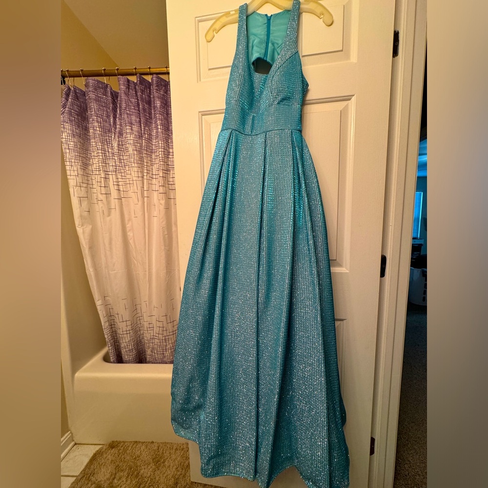 Blue gown